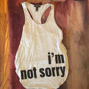 “I’m not sorry” shirt